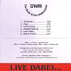 CD-Cover Live dabei