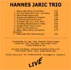 Hannes Jaric Trio - LIVE